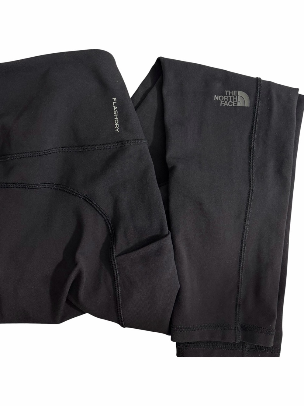 The North Face High Rise Leggings Side Pockets Black Size XL